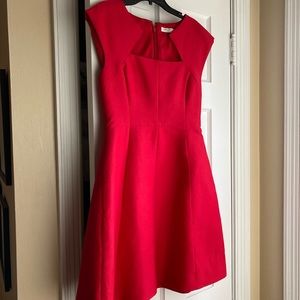 Gorgeous Halston red cocktail dress